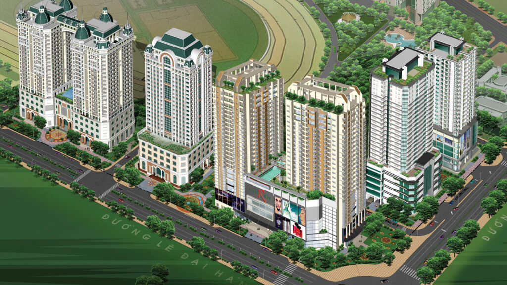 Cảnh quan xanh mát tại La Pura với công nghệ xanh nâng cao chất lượng sống