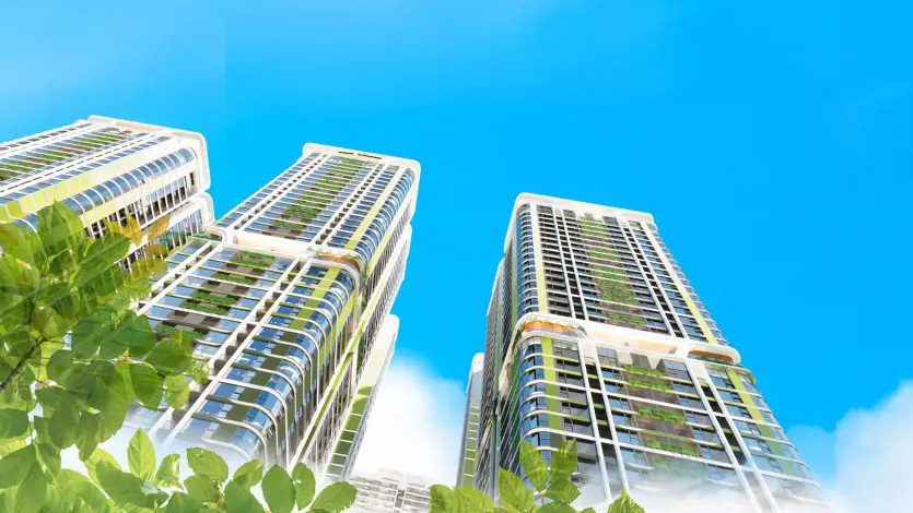 Giá trị sống Bình Dương tại La Pura với cảnh quan xanh mát và không gian sống hiện đại