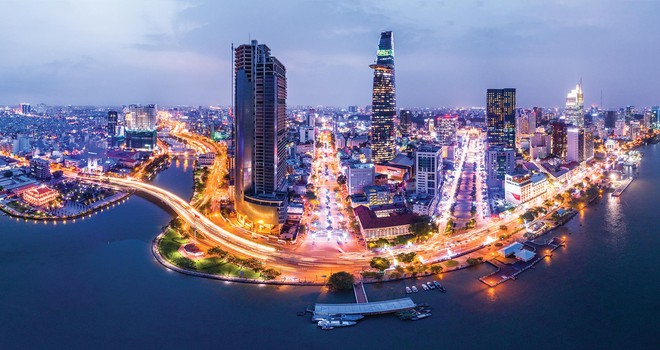 Hình ảnh minh họa đô thị thông minh với công nghệ xanh tại Việt Nam