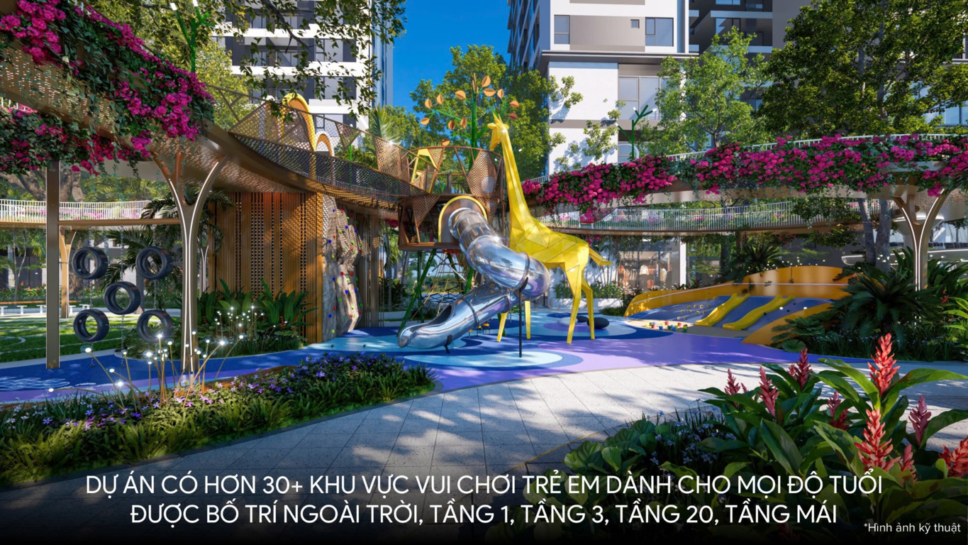 Vườn dưỡng lành với cây xanh tươi mát và không gian yên bình