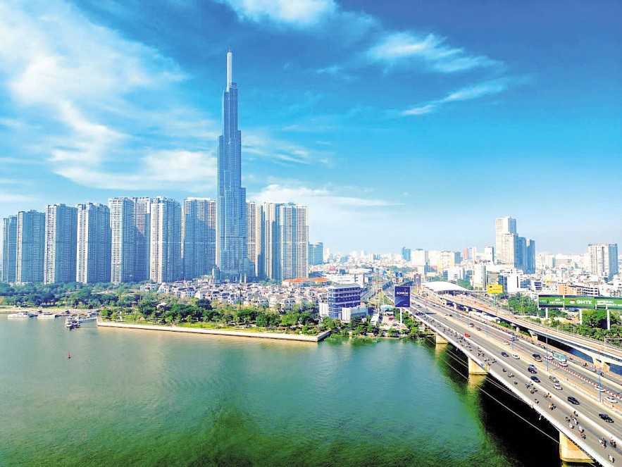 Biểu đồ thể hiện xu hướng tăng trưởng và biến chuyển thị trường bất động sản năm 2025