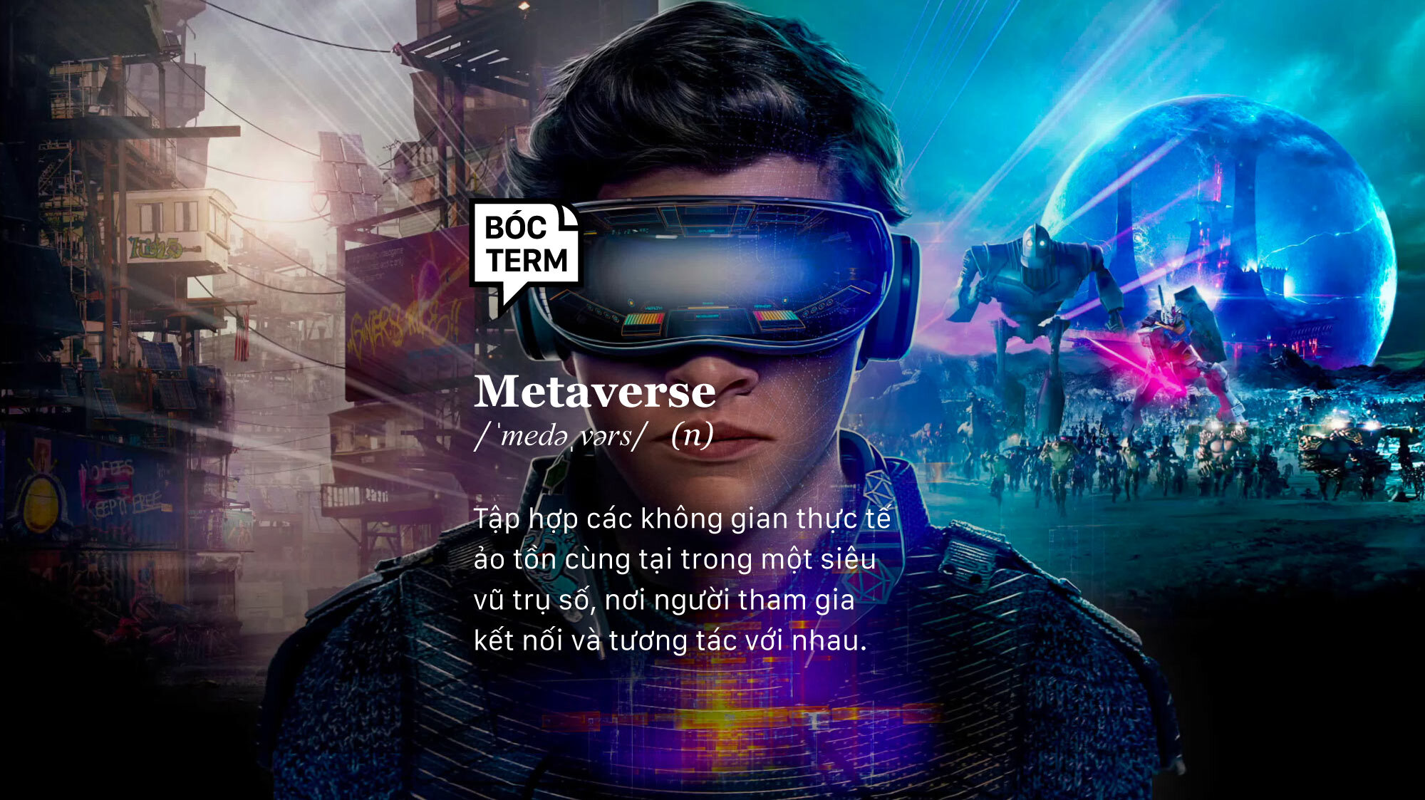 Hình ảnh minh họa công nghệ metaverse và phong cách sống hiện đại