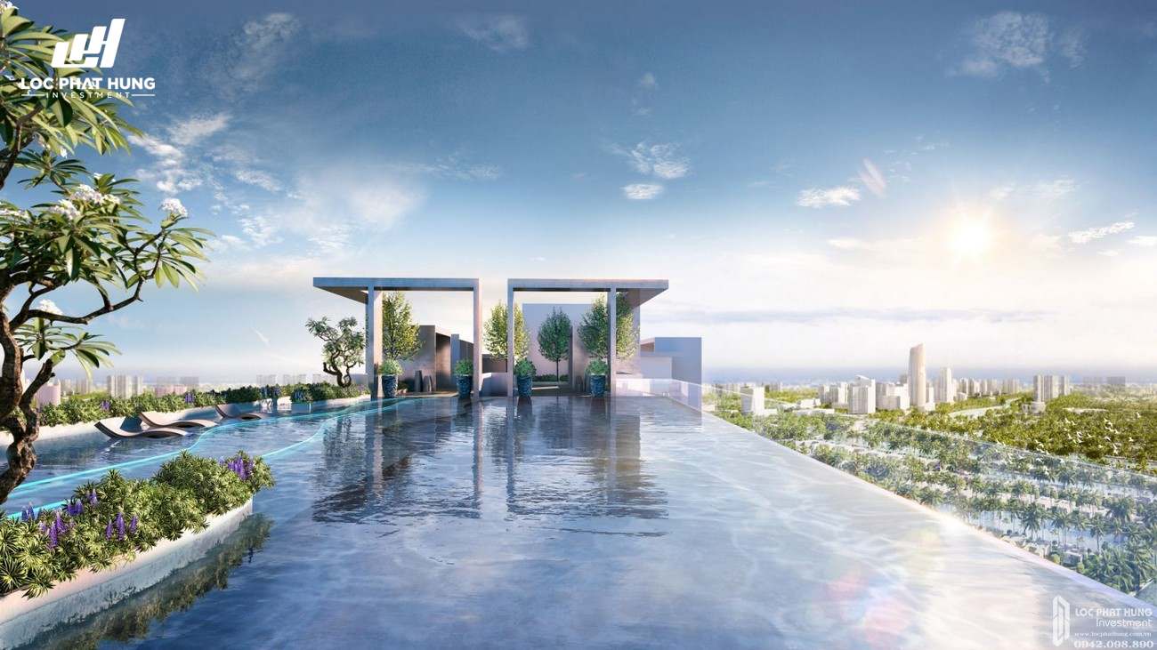 hồ bơi chân mây tràn viền