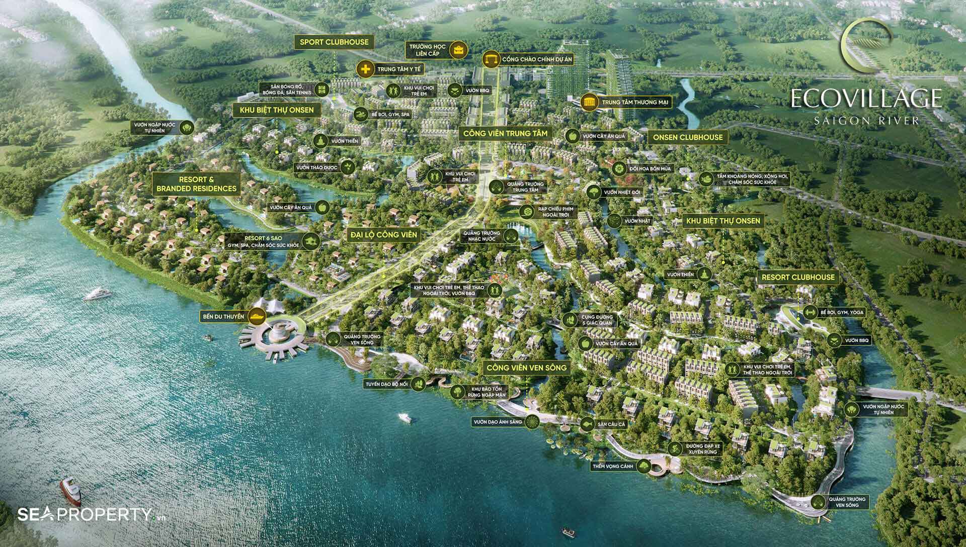 quy hoạch khu vực ven sông Sài Gòn