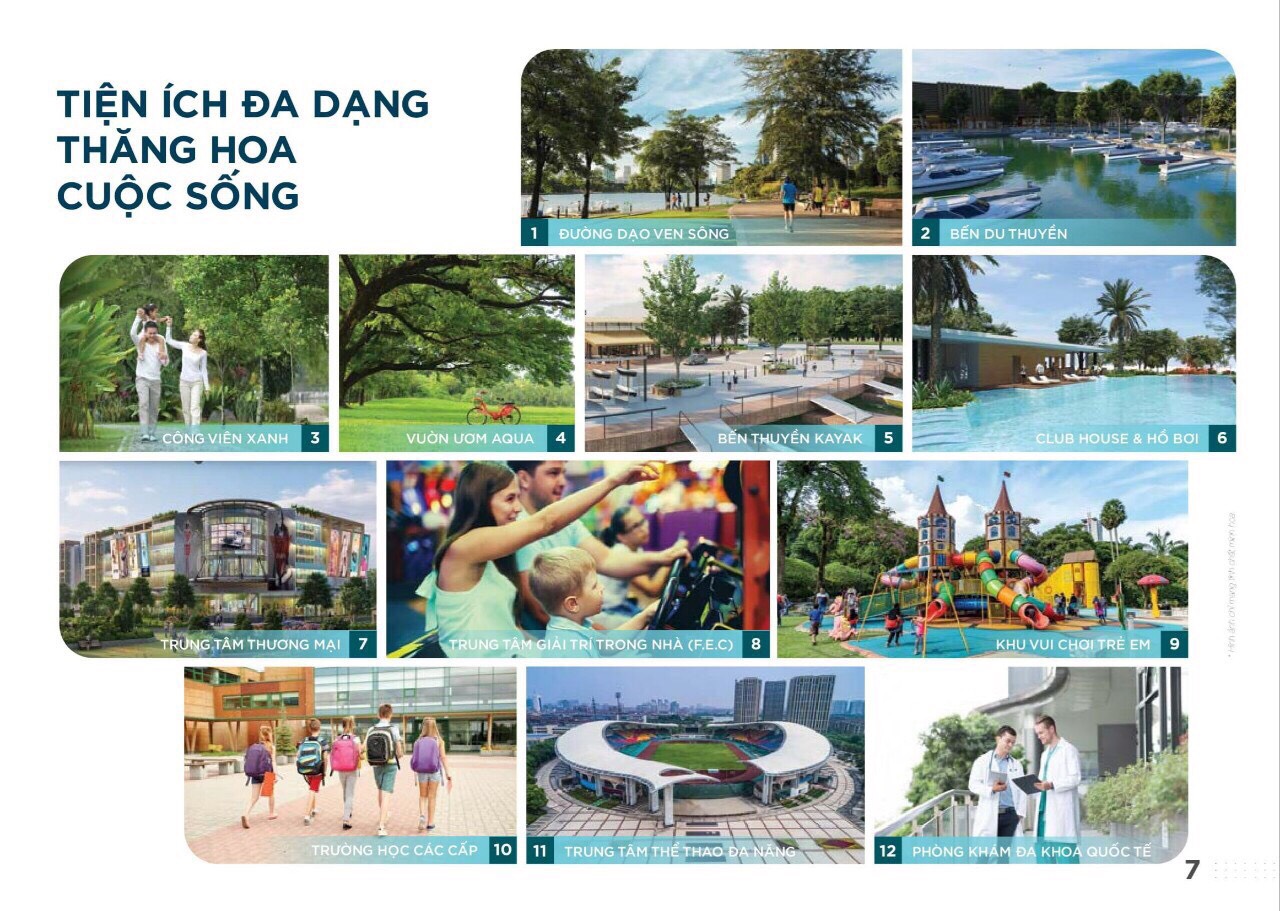 tiện ích đa dạng
