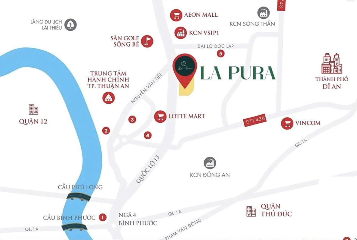 quy hoạch dự án La Pura